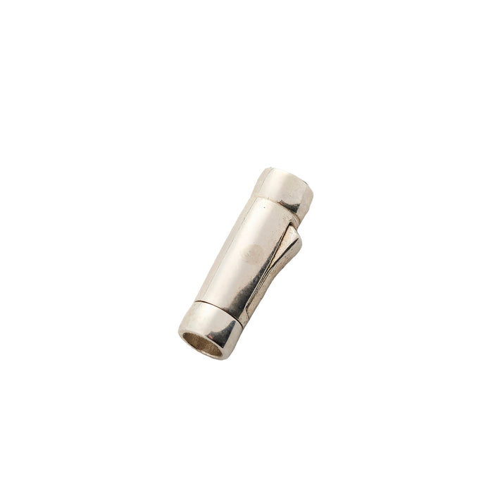 Euromep Sterling Silver Push Release Barrel Clasp Sterling Silver Push Release Barrel Clasp