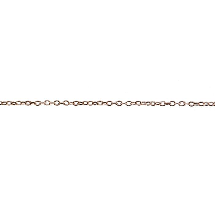 14/20 Gold-Filled Pink 1.1MM Cable Chain Myron Toback Inc. 14/20 Gold-Filled Pink 1.1MM Cable Chain