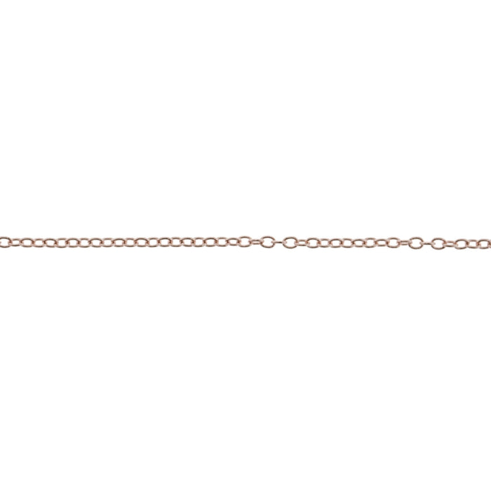 14K Pink 1.1MM Cable Chain Myron Toback Inc. 14K Pink 1.1MM Cable Chain