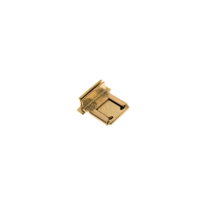 14K Yellow 6MM Open Box Clasp Myron Toback Inc. 14K Yellow 6MM Open Box Clasp