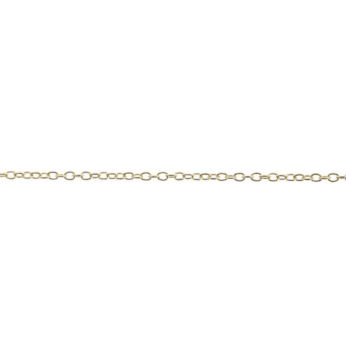 18K Green 1.1MM Cable Chain Myron Toback Inc. 18K Green 1.1MM Cable Chain