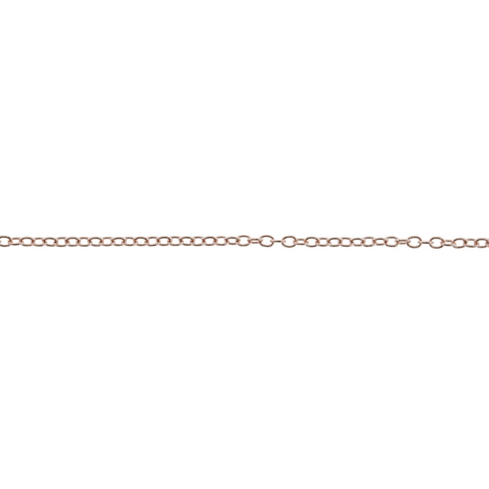 18K Pink 1.1MM Cable Chain Myron Toback Inc. 18K Pink 1.1MM Cable Chain