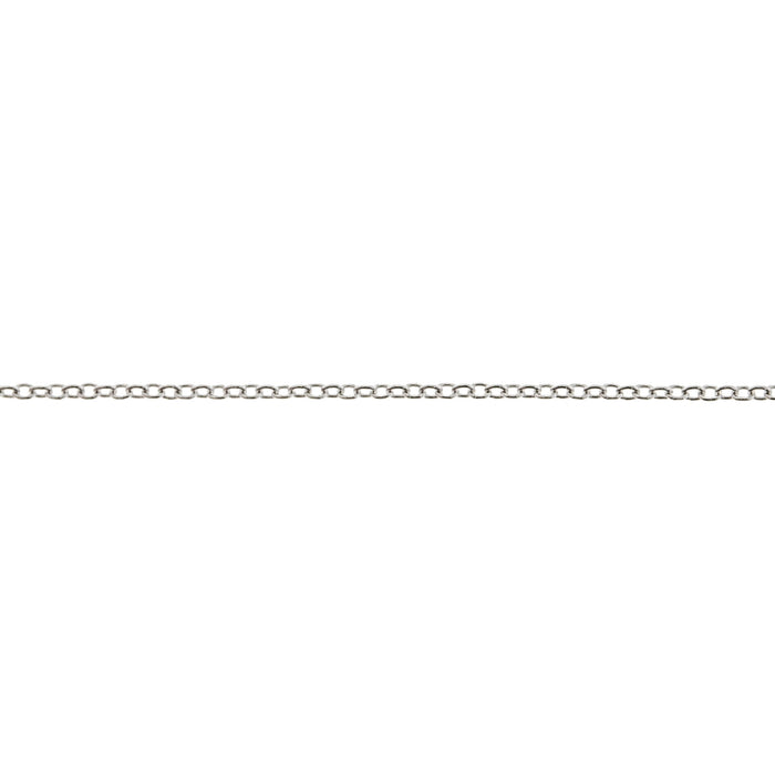 18K White 1.1MM Cable Chain Myron Toback Inc. 18K White 1.1MM Cable Chain