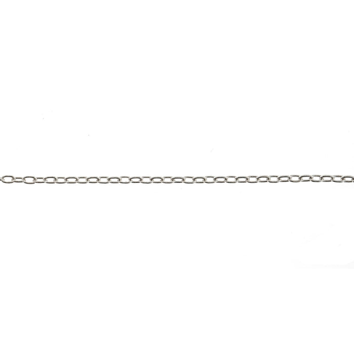 Sterling Silver 1.1MM Drawn Cable Chain Myron Toback Inc. Sterling Silver 1.1MM Drawn Cable Chain