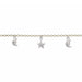 Myron Toback Inc. 14/20 Gold-Filled Rolo Chain with Sterling Silver Moon & Star Charms 14/20 Gold-Filled Rolo Chain with Sterling Silver Moon & Star Charms
