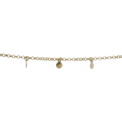 Myron Toback Inc. 14/20 Yellow Gold-Filled 2.3MM Rolo Chain w/ Dangles 2.3MM Rolo Chain w/ Dangles