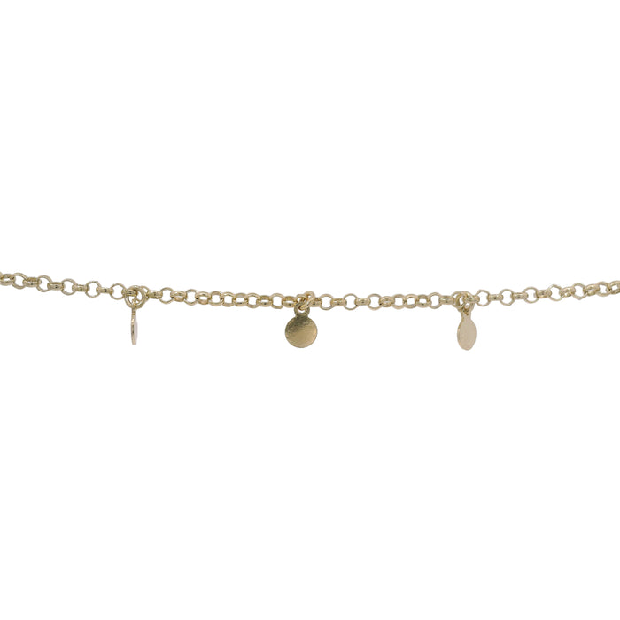 Myron Toback Inc. 14/20 Yellow Gold-Filled 2.3MM Rolo Chain w/ Dangles 2.3MM Rolo Chain w/ Dangles