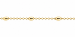 14/20 Yellow Gold-Filled 2.5MM Oval Satellite Chain 2.5MM Oval Satellite Chain
