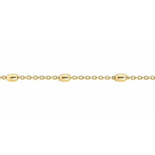 14/20 Yellow Gold-Filled 2.5MM Oval Satellite Chain 2.5MM Oval Satellite Chain
