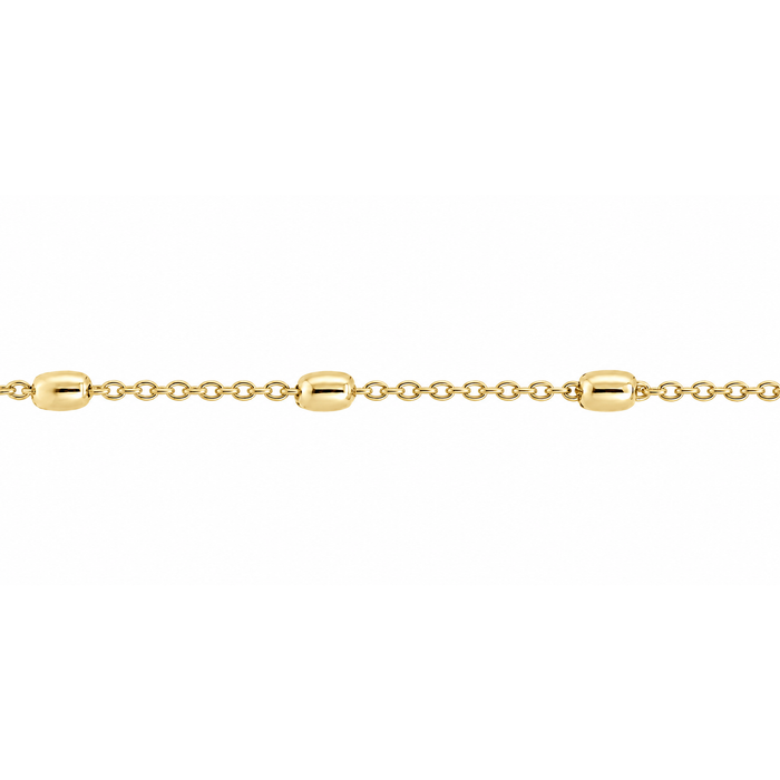 14/20 Yellow Gold-Filled 2.5MM Oval Satellite Chain 2.5MM Oval Satellite Chain