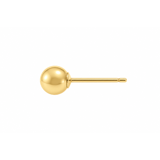 14/20 Yellow Gold-Filled / 3MM / Without Ring Ball Post Earring Ball Post Earring
