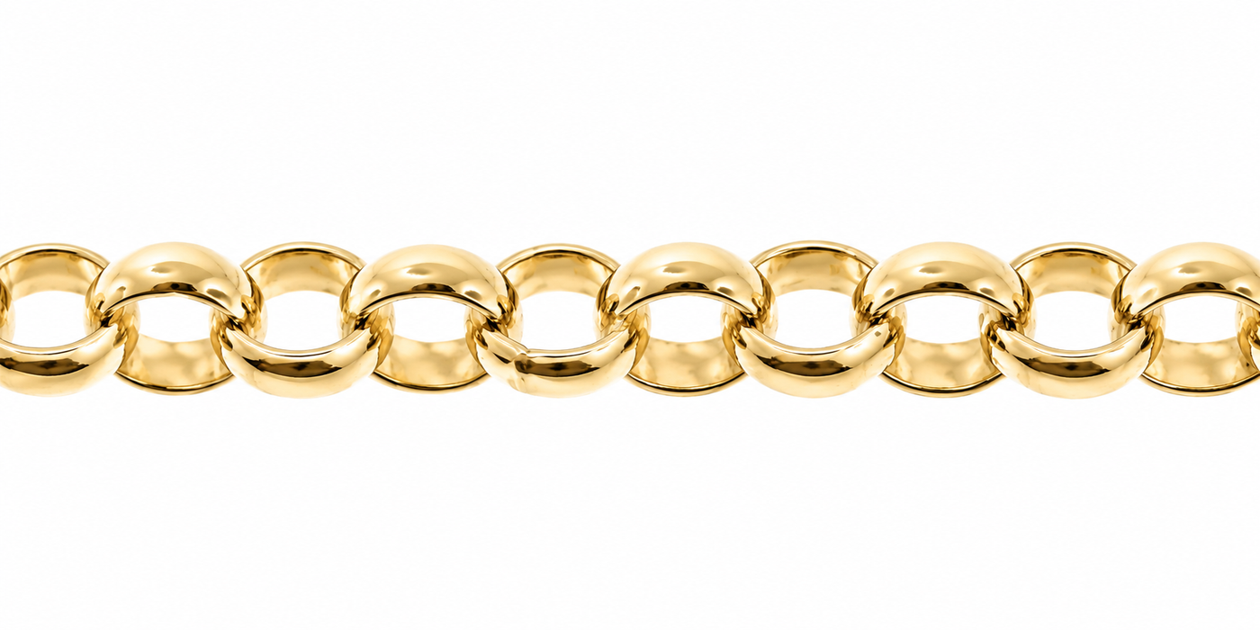 Myron Toback Inc. 14/20 Yellow Gold-Filled 6.0MM Rolo Chain 6.0MM Rolo Chain