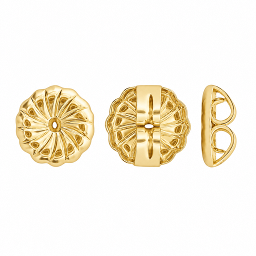 14/20 Yellow Gold-Filled 7MM Earring Back 7MM Earring Back
