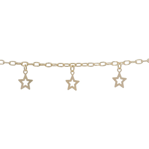 Myron Toback Inc. 14/20 Yellow Gold-Filled Star Charm Cable Chain Star Charm Cable Chain
