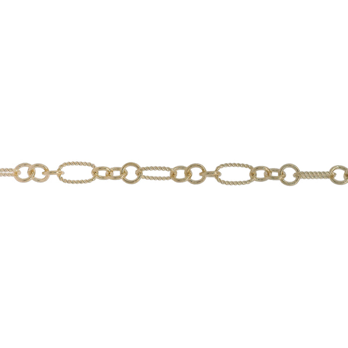Myron Toback Inc. 14/20 Yellow Gold-Filled Twisted Long & Short Chain Twisted Long & Short Chain