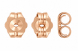 14K Pink 5MM Earring Backs 5MM Earring Backs