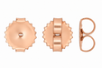 14K Pink Medium Earring Backs Medium Earring Backs