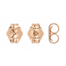 14K Pink Medium Earring Backs Medium Earring Backs