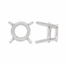 Myron Toback Inc. 14K White / 2.25mm (5Pt) Round Wire Basket Setting Round Wire Basket Setting