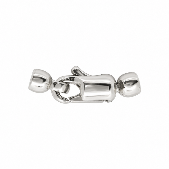 14K White 2.25MM Lock with Cap 2.25MM Lock with Cap