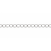14K White 2.5MM Cable Chain 2.5MM Cable Chain