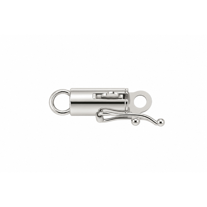 14K White / 2MM Barrel Lock Barrel Lock