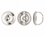 14K White 6.5MM Earring Screw Back 6.5MM Earring Screw Back