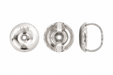 14K White Earring Screw Back Earring Screw Back