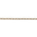14K Yellow 1.4MM Curb Flat Chain 1.4MM Curb Flat Chain