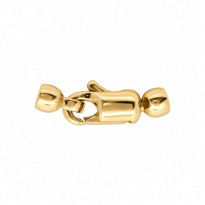 14K Yellow 2.25MM Lock with Cap 2.25MM Lock with Cap