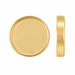 Myron Toback Inc. 14K Yellow / 3mm / Closed Back Round Bezel Round Bezel