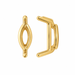 14K Yellow / 6x3mm Marquise Cut Basket Setting Marquise Cut Basket Setting