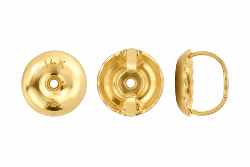 14K Yellow Earring Screw Back Earring Screw Back