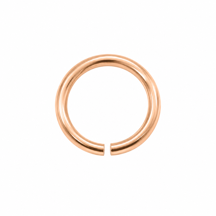 18K Pink / 3.5MM / .030" Round Open Jump Ring Round Open Jump Ring