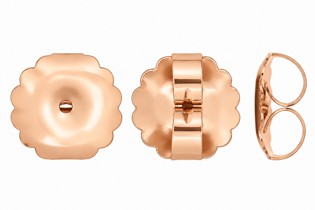 18K Pink Monster Earring Back Monster Earring Back