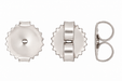 18K White Medium Earring Backs Medium Earring Backs