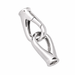 COLPO & ZILIO S.P.A. 18K White Push Clasp w/ Loop Push Clasp w/ Loop
