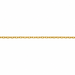 18K Yellow 0.8MM Diamond Cut Cable Chain 0.8MM Diamond Cut Cable Chain