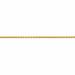 18K Yellow 0.8MM Flat Cable Chain 0.8MM Flat Cable Chain