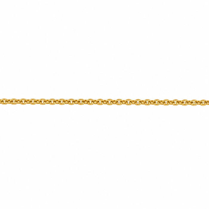18K Yellow 1.1MM Flat Cable Chain 1.1MM Flat Cable Chain