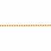 18K Yellow 1.3MM Elongated Square Cable Chain 1.3MM Elongated Square Cable Chain