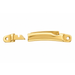 18K Yellow 15MM Bayonet Clasp 15MM Bayonet Clasp