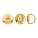 18K Yellow 6MM Screw Back for T Bar 6MM Screw Back for T Bar