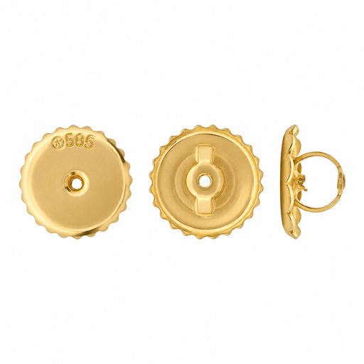 18K Yellow Monster Screw Backs Monster Screw Backs