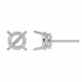 Myron Toback Inc. 4 Prong Round Basket Earring Setting 4 Prong Round Basket Earring Setting