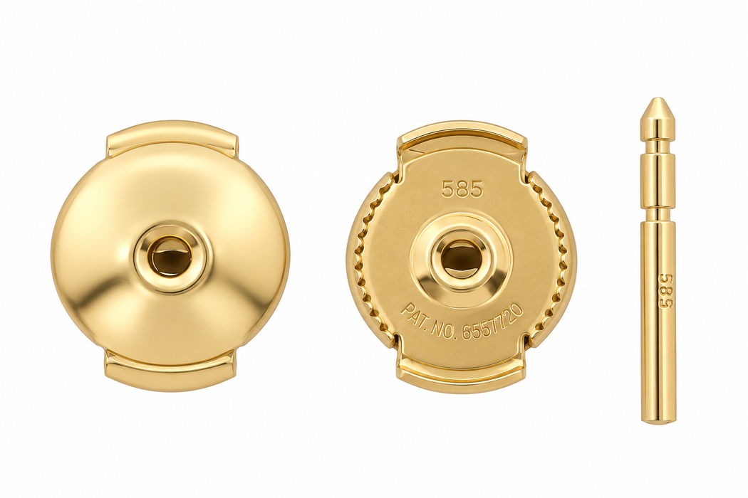 Alpa Post & Back W/Push On 2 Side Alpa Post & Back W/Push On 2 Side