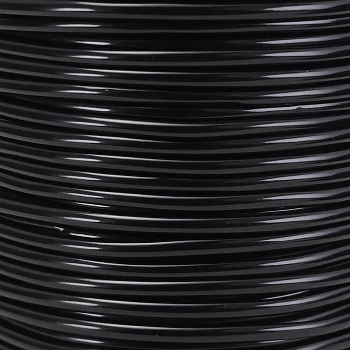 Myron Toback Inc. Black Smooth Leather Cord Black Smooth Leather Cord