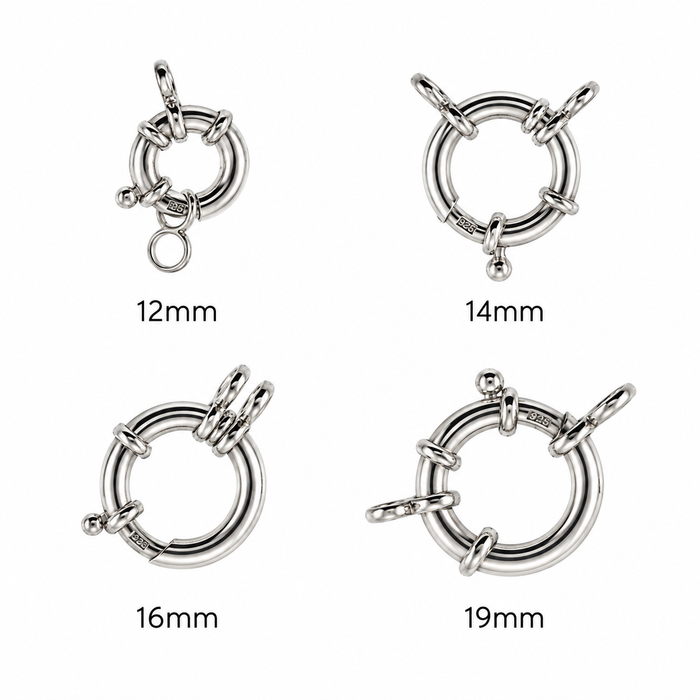 Myron Toback Inc. Bolt Spring Ring Clasp Bolt Spring Ring Clasp