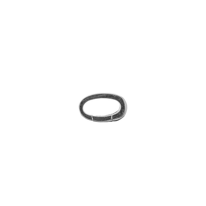 COLPO & ZILIO S.P.A. 18K White Oval Push Clasp 18K White Oval Push Clasp