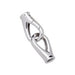 COLPO & ZILIO S.P.A. 18K White Push Clasp w/ Loop Push Clasp w/ Loop